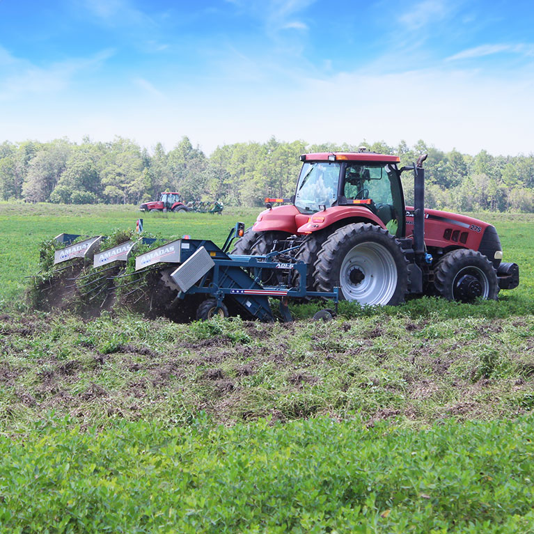 We grow and harvest our own peanuts at Seward Farms!