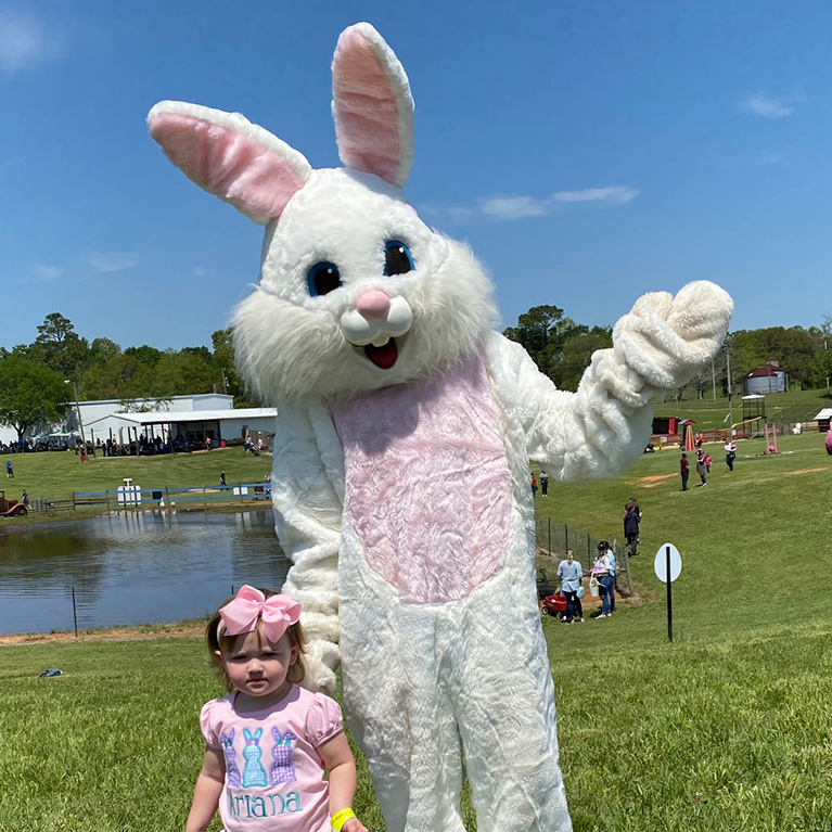 Meet the Easter Bunny at our annual Easter Egg Hunt!