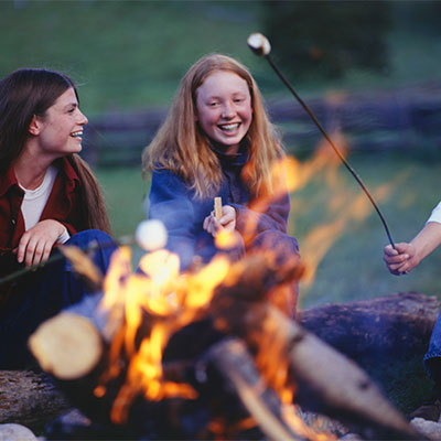 Book a private fire pit during your next visit to Seward Farms.