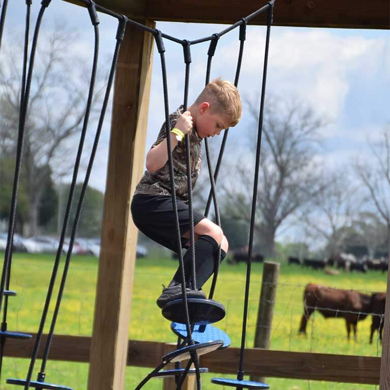 Try your skill in our fun obstacle course and tons of other family fun activities at Seward Farms.