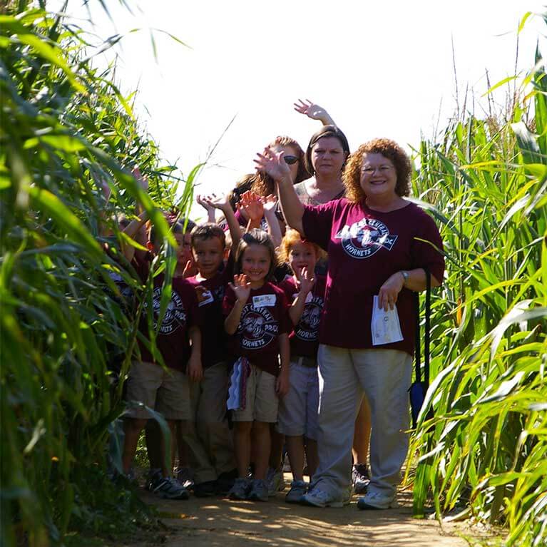 Fall field trips to our corn maze are a great way to make a memorable class trip!